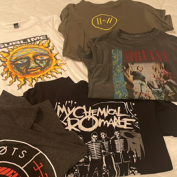Rock Band Tee’s lot of 7 - Picture 2 of 8